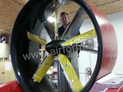 Air Form's AF18 hovercraft propeller