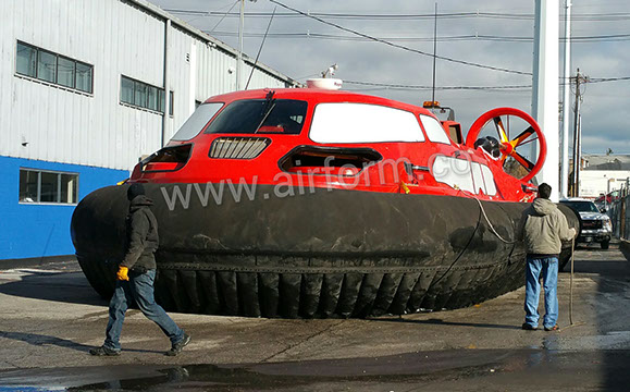 Air Form's AF46 hovercraft on hover