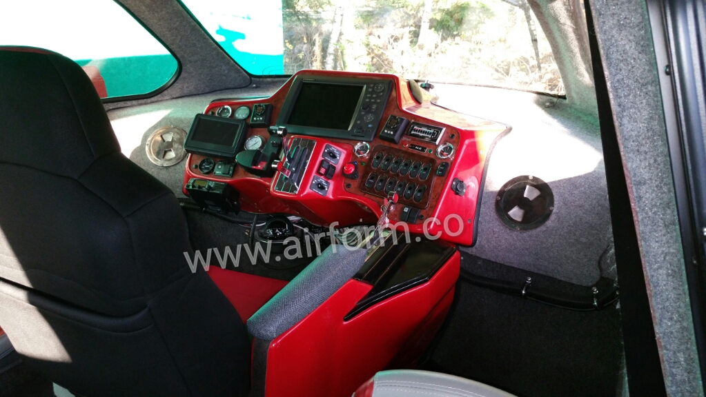 Air Form's AF18 hovercraft cockpit