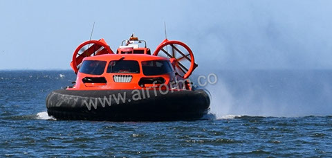 Air Form's AF46 hovercraft docked